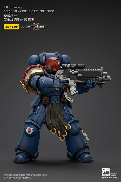 JOYTOY 1/18 Actionfigur 40K Ultramarines Lieutenant Titus Sergeant Gadriel Brother Chairon – Sammleredition
