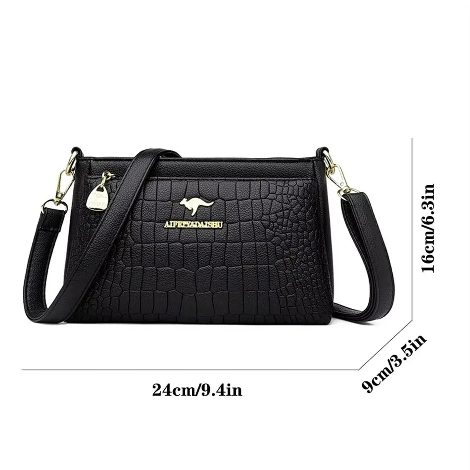Genuine Brand PU Leather Sac Luxury Handbags Women Bags Designer Shoulder Crossbody Hand Bags for Women 2022 Purses and Handbags