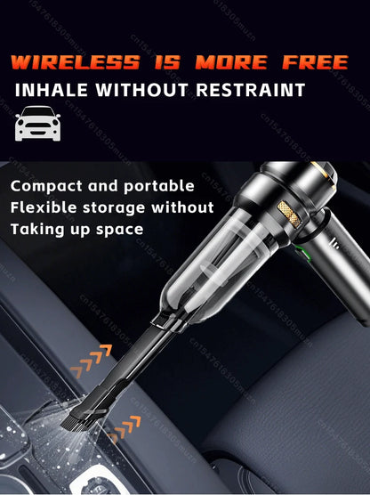 Car Vacuum Cleaner High Power Portable Handheld Wireless Brushless Motor Cleaning Machine Powerful Air Duster for Home Appliance