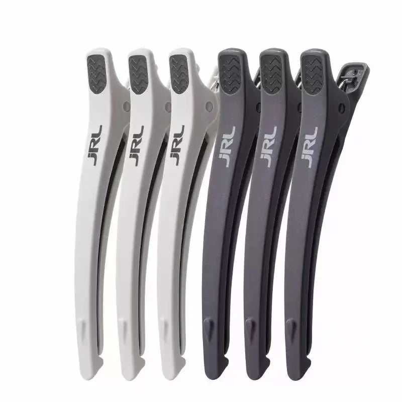 JRL Professional Hairdressing Duckbill Clip - 4 Inch Non-Slip Hair Sectioning Clips
