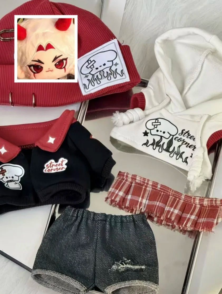 Stuffed 20cm Game Genshin Impact Arataki Itto Cosplay Plush With Skeleton Dolls Toys for Fan Collection Plush Birthday Gifts