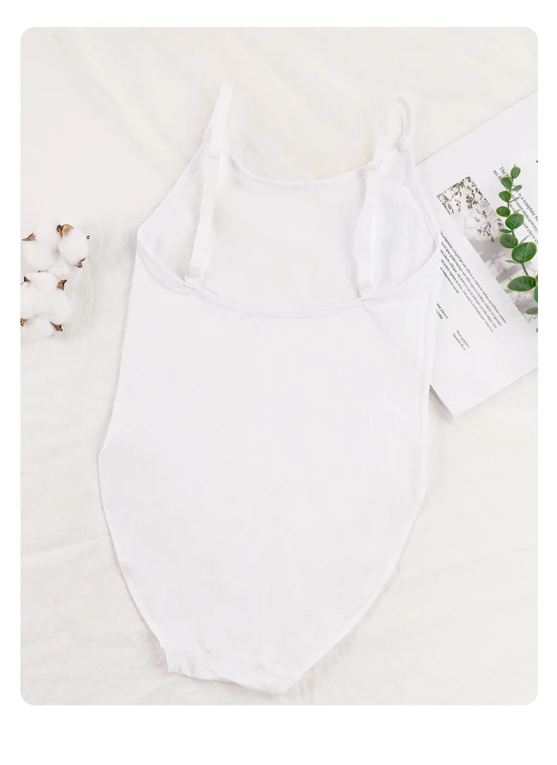 Ballet Leotards for Girls Dance Underwear Camisole Gymnastics Leotard Kids Sleeveless Dance Leotard Nude Slimming Bodysuit
