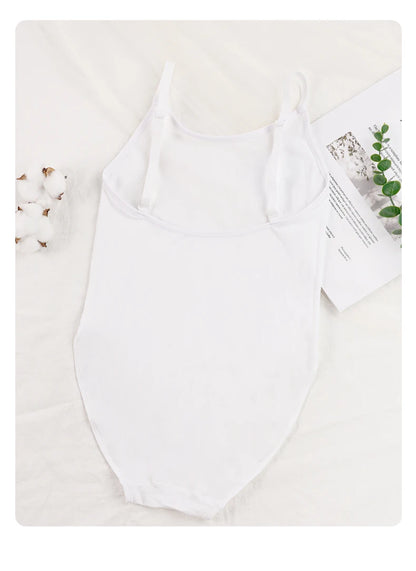 Ballet Leotards for Girls Dance Underwear Camisole Gymnastics Leotard Kids Sleeveless Dance Leotard Nude Slimming Bodysuit