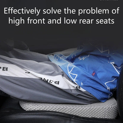 Car Seat Height Pad Thickened Memory Foam Car Seat Cushion for Sedentary Car Drivers Anti-Slip Beveled Design Leveling Pad