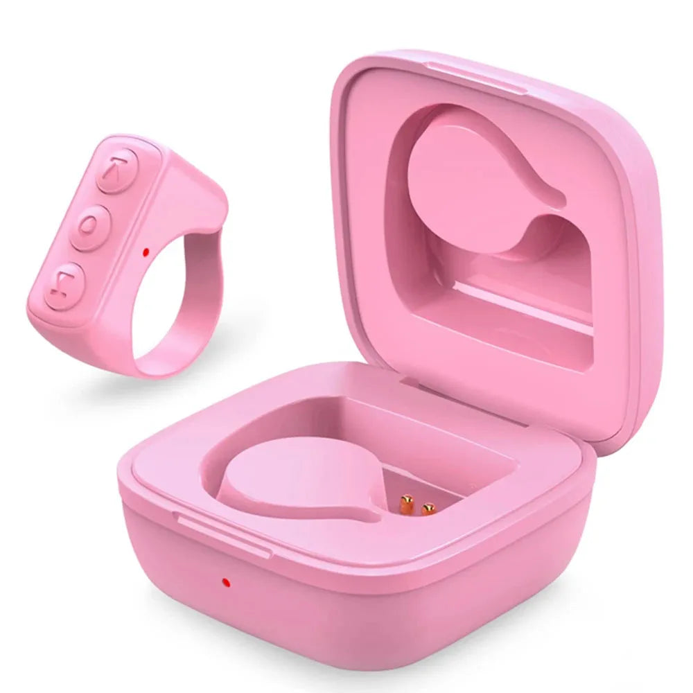 TikTok Mobile Phone Bluetooth Photo Recording E-book Kindl Novel Page Turning Remote Control Smart Rings