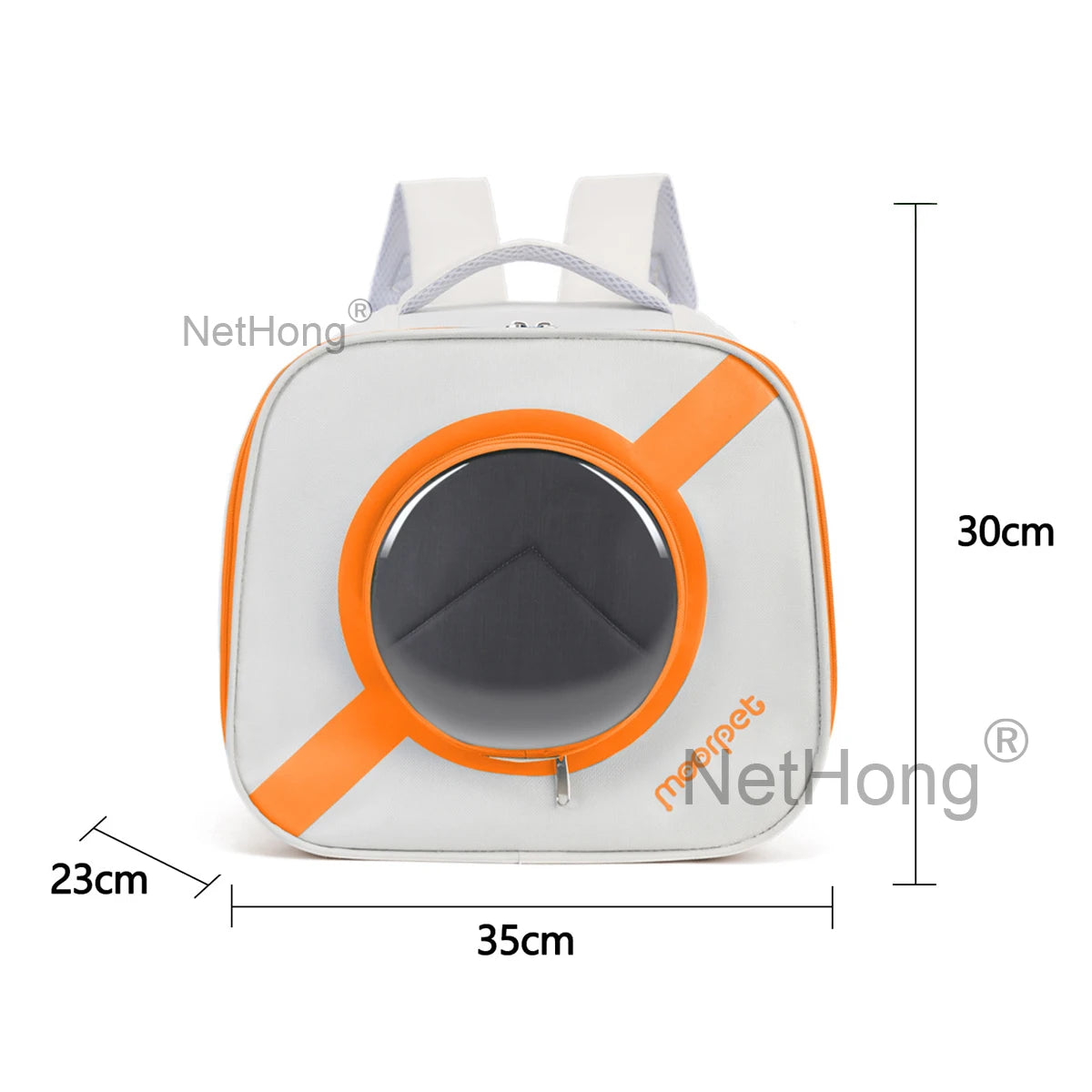 Portable Pet Carrier Backpack For Birds Rabbits & Small AnimalsDurable Nylon With Secure Zip Closure Bag Pack Harness For Pets