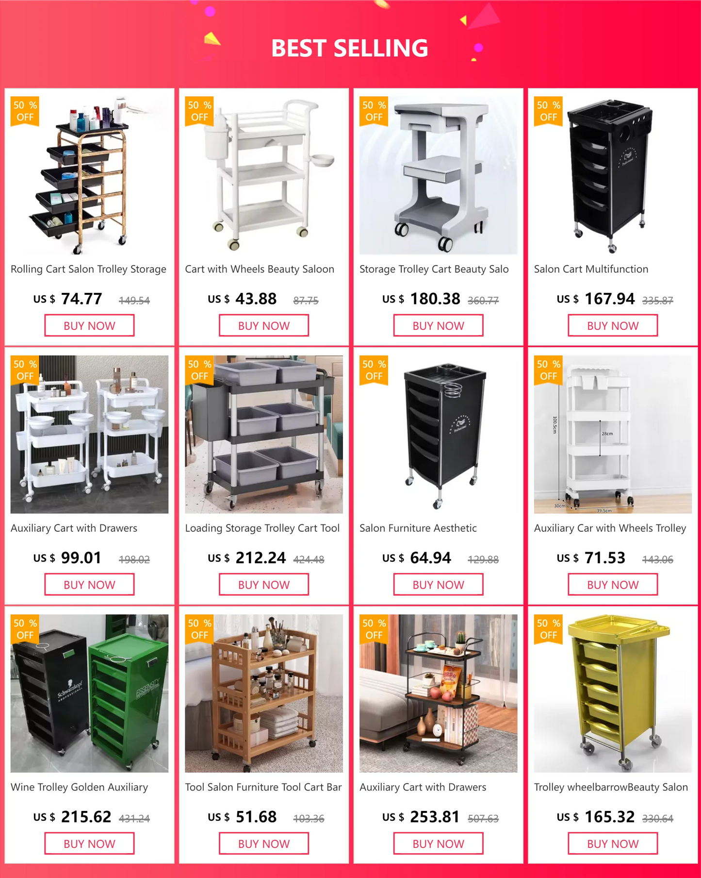 Loading Storage Trolley Cart Tool Service Cart Auxiliary Tool Trolley Carrito De Almacenamiento Con Ruedas Organizer Cart ST042