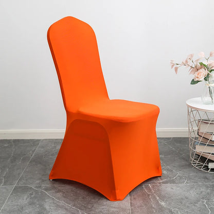 Black Extra Thicker Spandex Chair Covers For Wedding Events Party Decoration High Quality Stretch Elastic