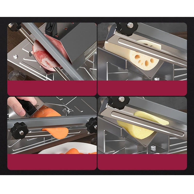Stainless Steel Meat Slicer Meat Slicer Bone Cutting Machine Minced Lamb Bone Meat Cutter Chicken Duck Fish Ribs Lamb Cutting