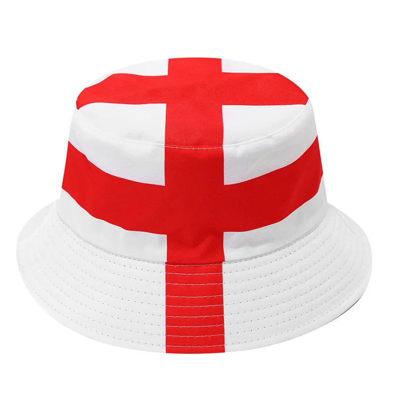 2026 Countries National Flag Bucket Hat Men Women Football Fan Party Football Cup Reversible Sun Hat Soccer Fans Fisherman Hat