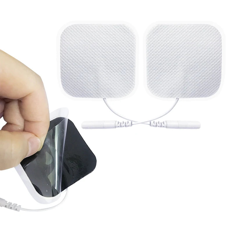 10/20pcs Muscle Stimulator Electrode Pads Gel Non-woven Fabric Self Adhesive Replacement Pads for Tens Digital Therapy Machine