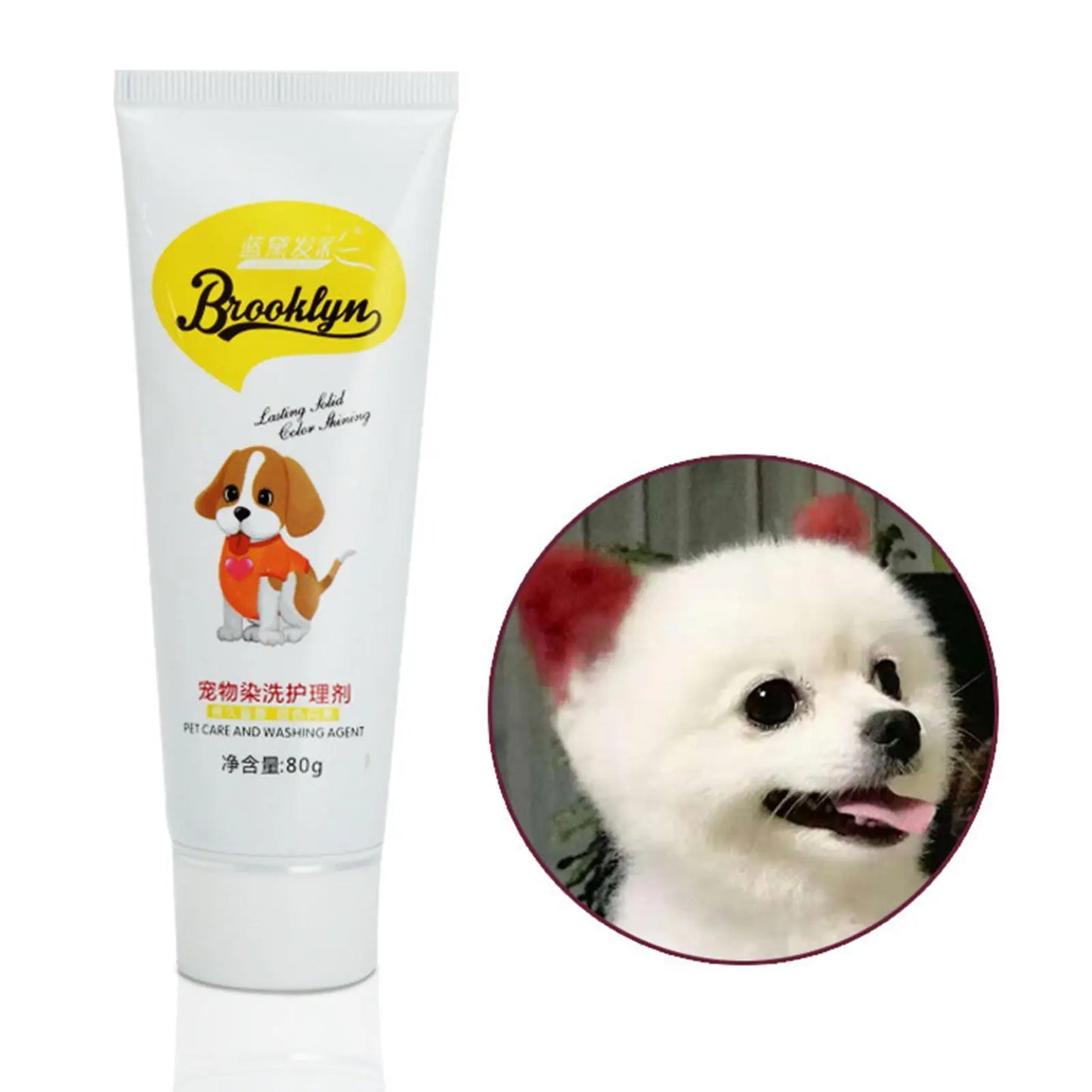 Dog Hair Dye Safely Grooming Lightweight Pet Care Professional Hair Dye Coloring