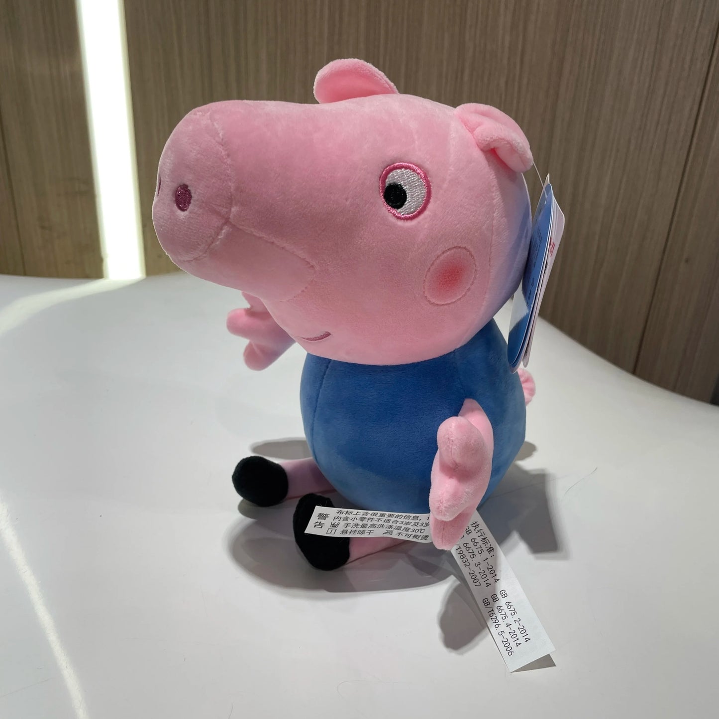 30CM Original Peppa Pig Page Pig Grandpa Pig Grandma Plush Toy Children Page Boy Girl Doll Peppa George Doll Birthday Gift