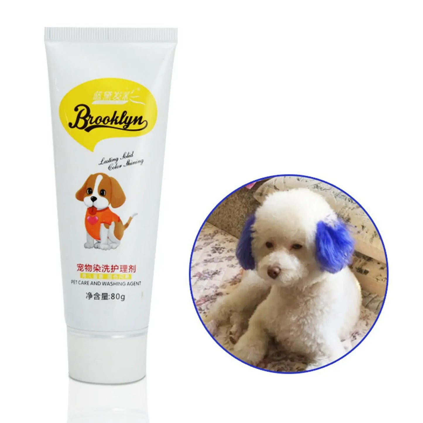 Dog Hair Dye Safely Grooming Lightweight Pet Care Professional Hair Dye Coloring