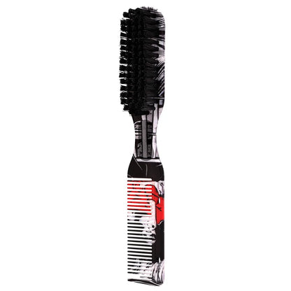 Barbershop Double Sided Brush Professional Face Neck Broken Hair Cleaning Brush Men Beard Styling Comb Salon Home Tools Supplies