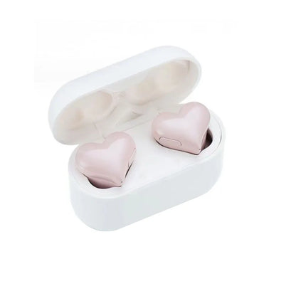New  Heart Shaped Wireless Bluetooth Headphones Heart Shaped Earphones woman Earphone High Quality Heart Earbuds Girl Gift