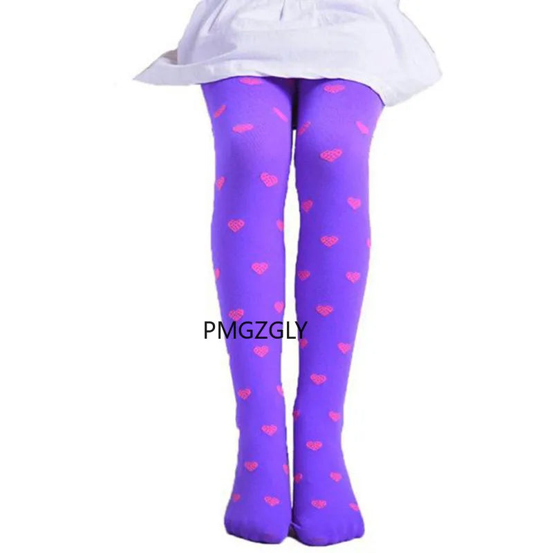 Girls Dance Socks Plain Candy Color Stockings Pantyhose Tights Leggings Velvet Cotton Dance Performance Dace Ballet Tights