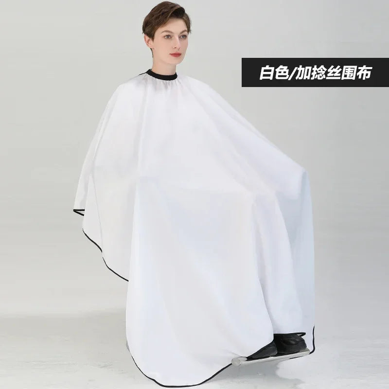 Plus Salon Professional Haircut Shawl Snap Waterproof Hairdresser Hairdressing Apron Barber Hair Cutting Dye Hair Styling Capes