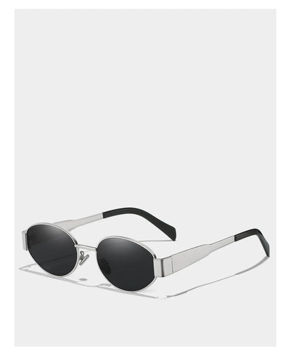 New Sunglasses For Women And Men Sun Glasses Alloy Oval Eyewear