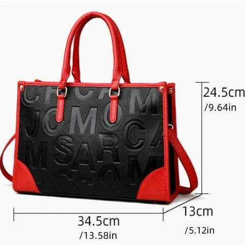 The New Fashion Women's Bag All Match High-Grade Sense Bag Women's Large Capacity Briefcase Women's Single Shoulder Tote Bag