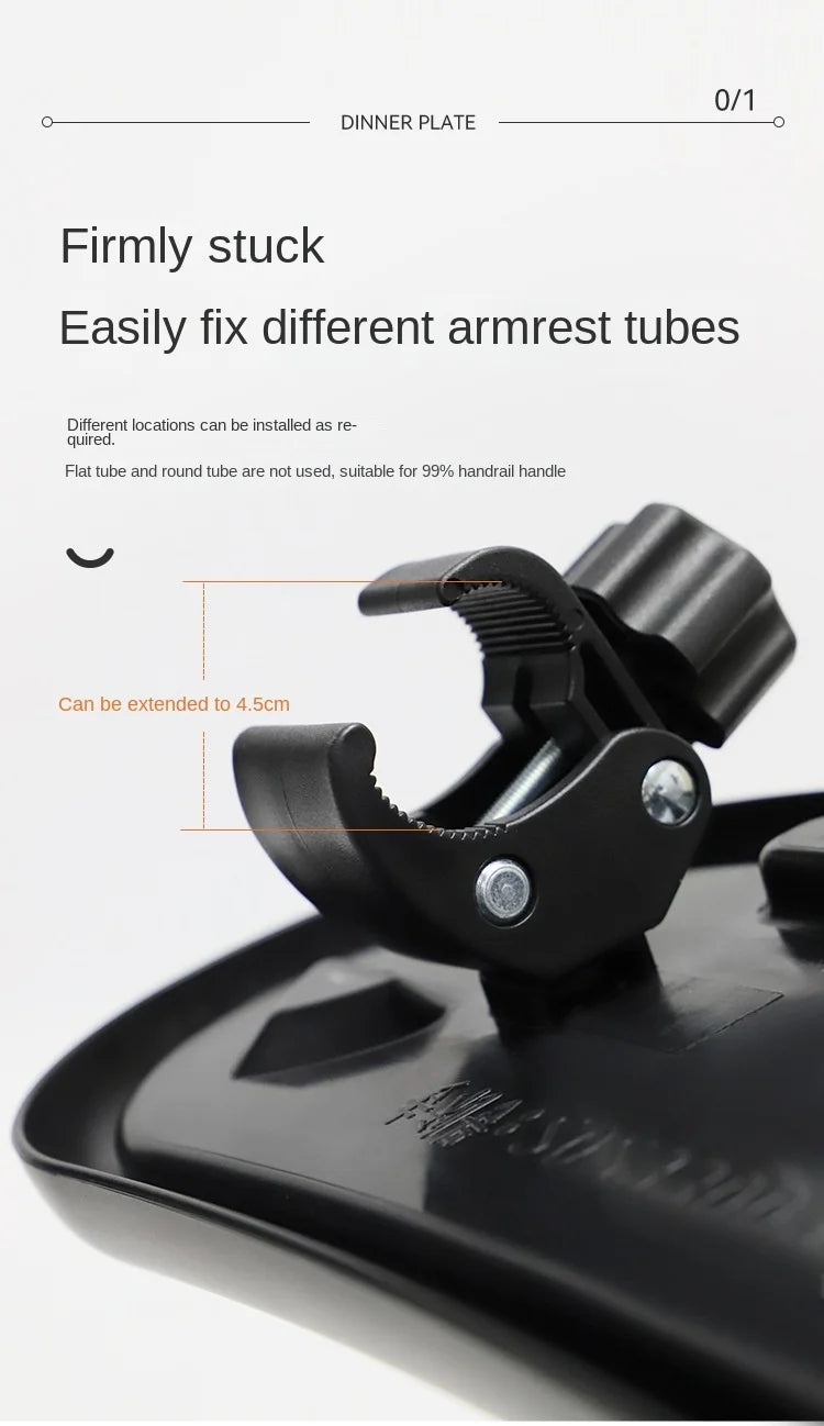 3-in-1 Baby Stroller Tray with Cup Holder & Phone Stand - Universal Toddler Snack Table Accessory