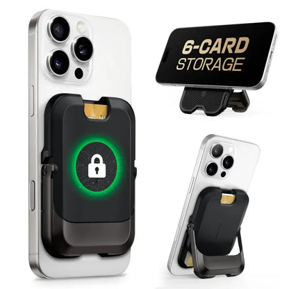 SUPCASE Magnetic Wallet Phone Stand Card Holder for iPhone 16/15/14/13 Series Strong Magnetic Lock Wallet with Stand