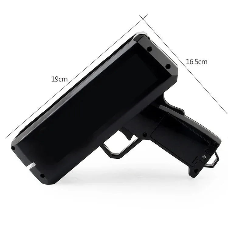 Shoot Money Gun Toy Funny Party Game Shoot Pistol Paper Money Wedding Birthday Christmas Decoration Shooter Throwing Kids Toys