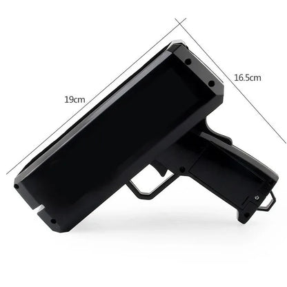 Shoot Money Gun Toy Funny Party Game Shoot Pistol Paper Money Wedding Birthday Christmas Decoration Shooter Throwing Kids Toys