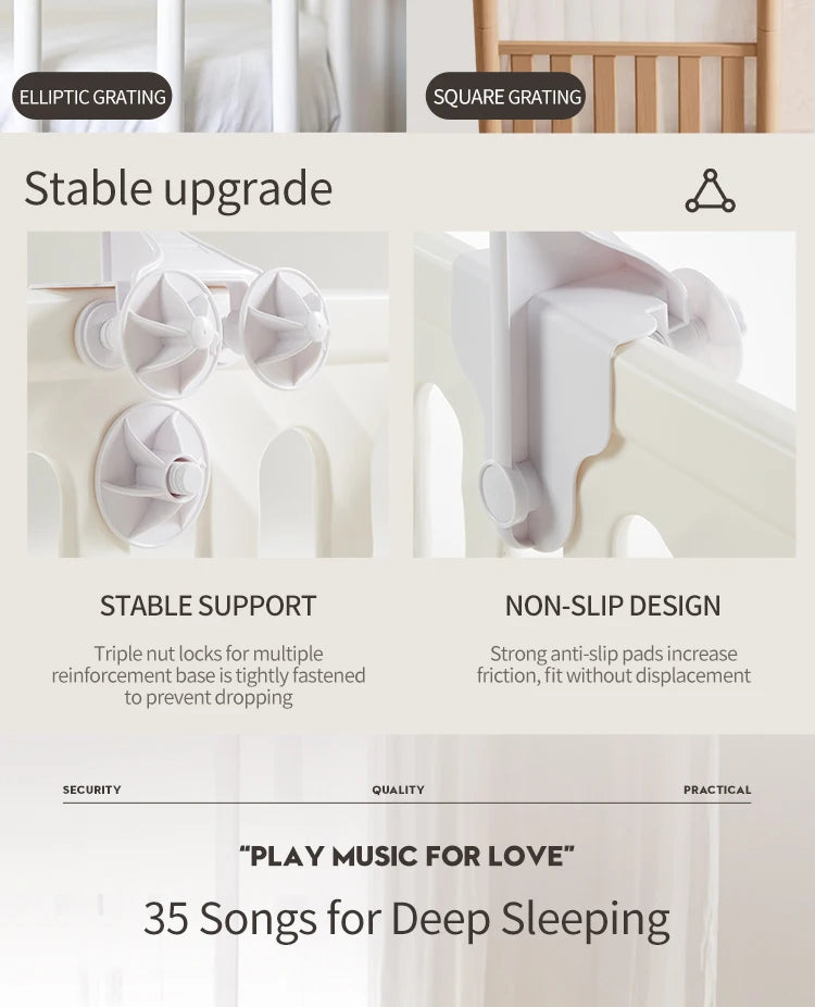 Banshili Music Bed Bell Baby Mobile Cute Cartoon Soothing Boys and Girls Toys Baby Mobile for Crib Baby