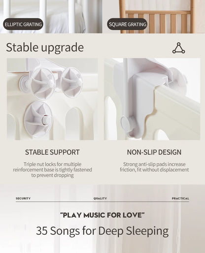 Banshili Music Bed Bell Baby Mobile Cute Cartoon Soothing Boys and Girls Toys Baby Mobile for Crib Baby