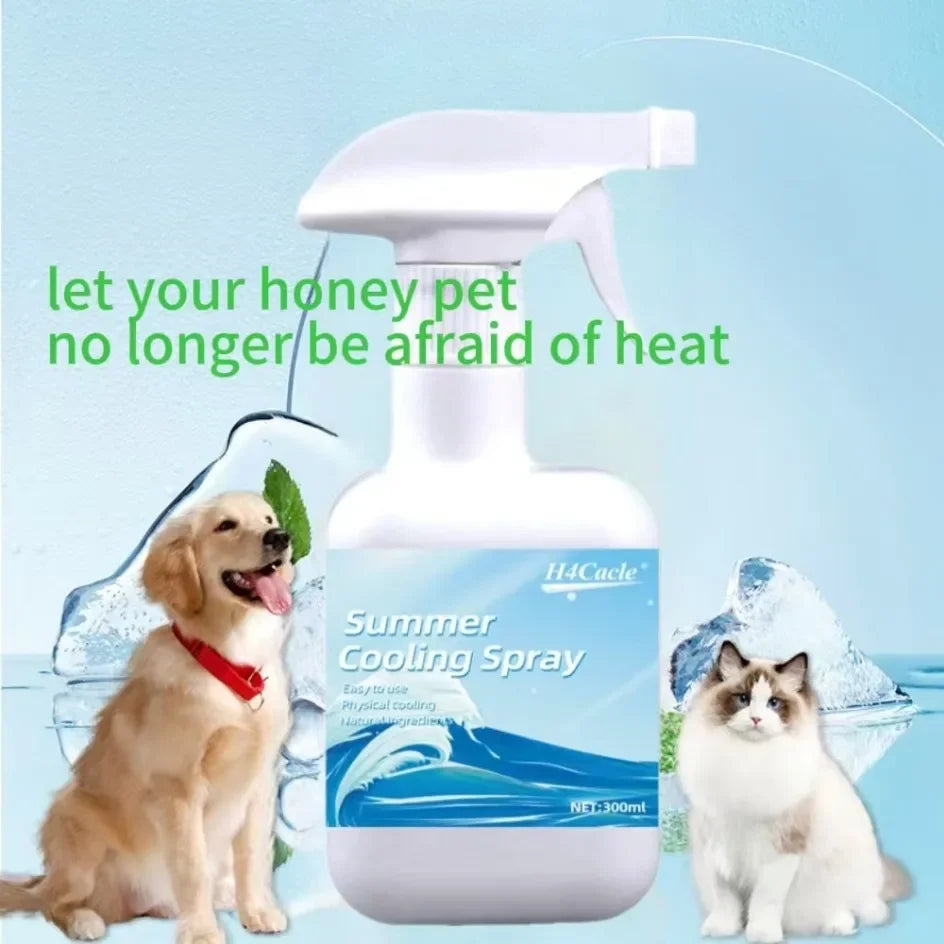 Summer Cooling Spray Car Seat Coolant Hot Days Interior Household Pool Courtyard Outdoor SportsPet Shoes Quick Cooling Agent