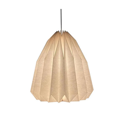 Nordic Creative Paper Origami Lantern Shade Foldable Hanging Pendant Light Art Decoration for Living Room Decor Ceiling Light