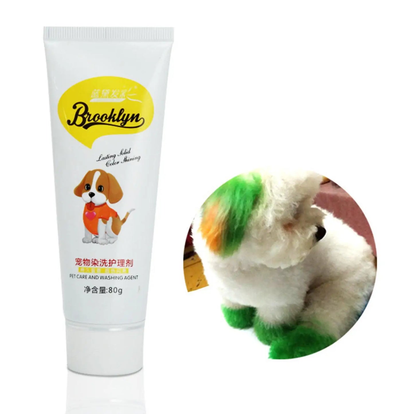 Dog Hair Dye Safely Grooming Lightweight Pet Care Professional Hair Dye Coloring