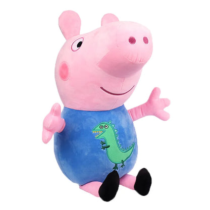 30CM Original Peppa Pig Page Pig Grandpa Pig Grandma Plush Toy Children Page Boy Girl Doll Peppa George Doll Birthday Gift