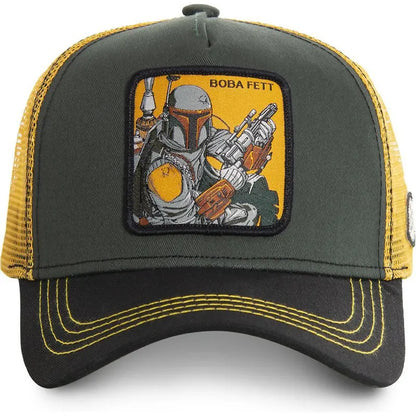 Anime Star Wars Cotton Baseball Cap Adjustable Men Women Hip Hop Dad Mesh Trucker Mesh Summer Sun Shading Breathability Cap Hat