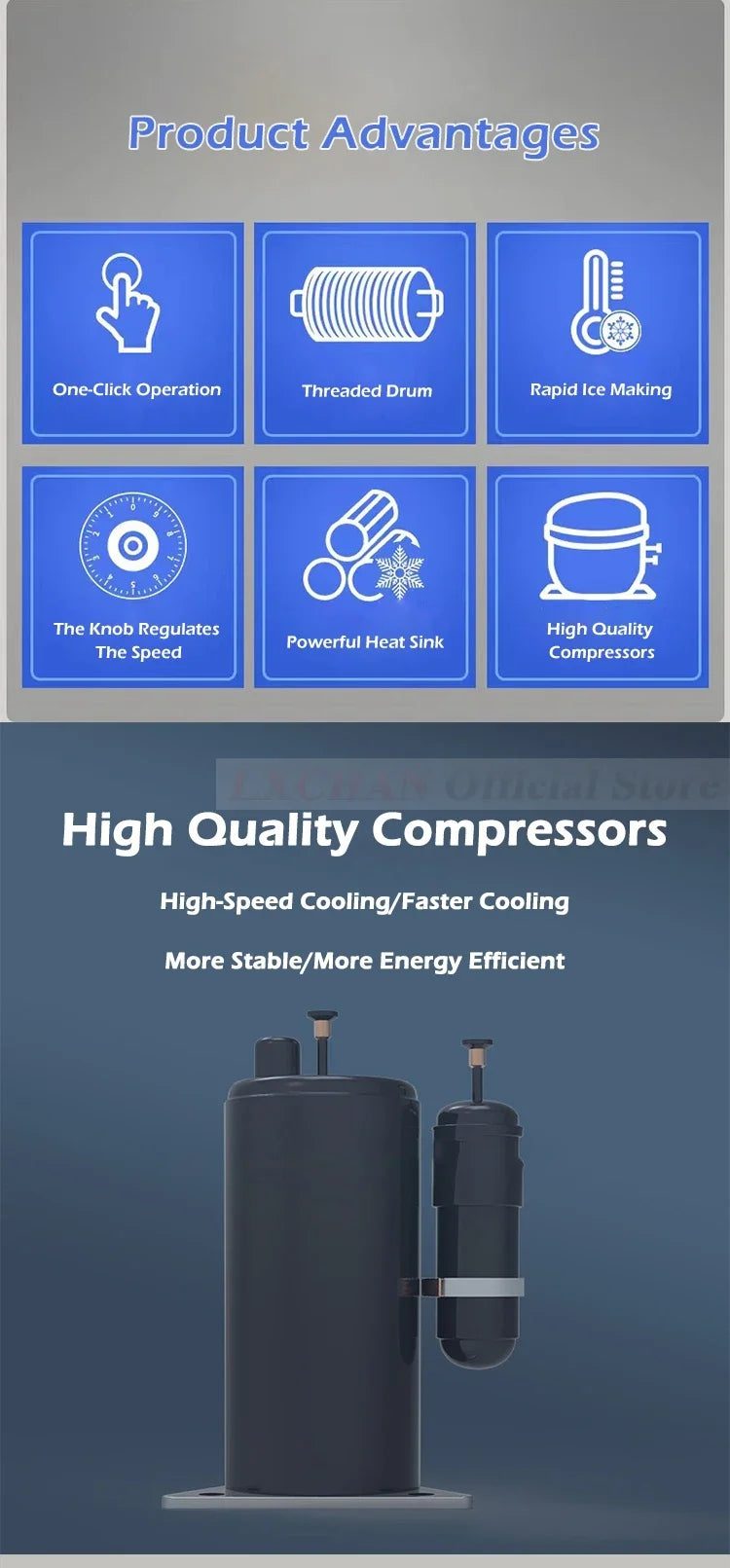 HomeWise 120KG/24H Korean Snowflake Ice Machine Commercial heavy duty Small Milk Mango Bingsu Shaver Smoothie Crusher 110V 220V