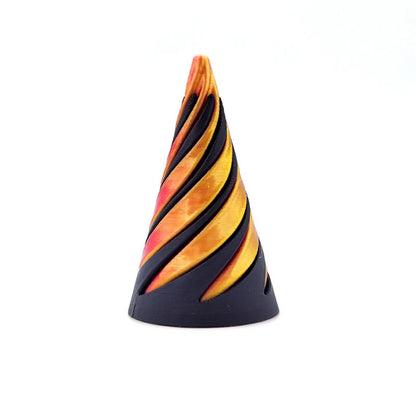 3D Printed Spiral Cone Toys Impossible Pyramid Passthrough Sculpture Pass Through Pyramid Fidget Toy Stress Relief Screw Toys