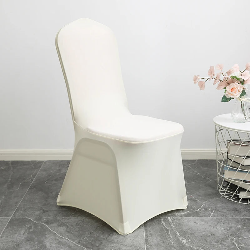 Black Extra Thicker Spandex Chair Covers For Wedding Events Party Decoration High Quality Stretch Elastic