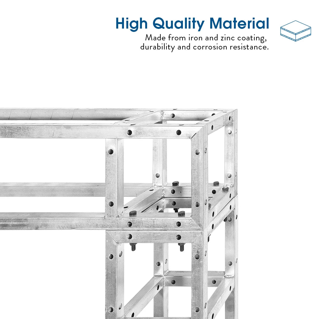 Iron Square Segments Truss Tower, Stage Club, DJ Lighting Frame, Perform Show Supports, 3Pcs/set