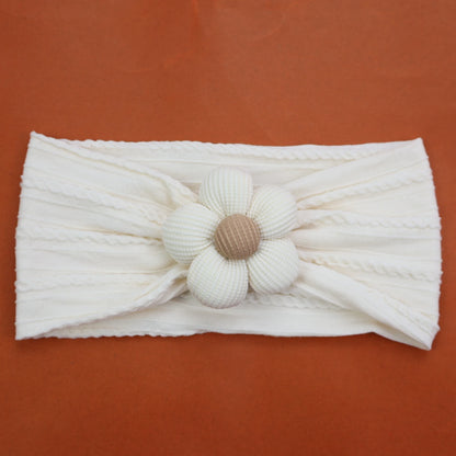 New Flower Nylon Girl Hairband Elastic Soft Baby Headband for Children Turban Headwear for Newborn Baby Kids Hair Accessories