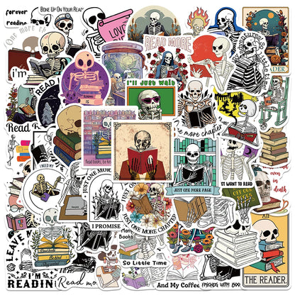 50PCS Smutty Dark Romance Bookish Spice Reader Girl Cartoon Booktok Sticker Aesthetic Car Kindle Ipad Phone Laptop Diary Sticker