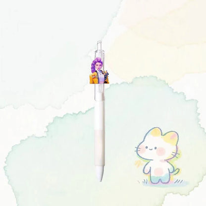 Demon Hunters Gel Pen Kpop Pen Hunter Ballpoint Pen Party Favors for Guest School Office Stationery Supplies Writing Tools