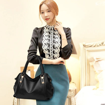 Ladies Designer Soft Faux Leather Slouchy Hobo Handbag Tote Shoulder Bags Gift~