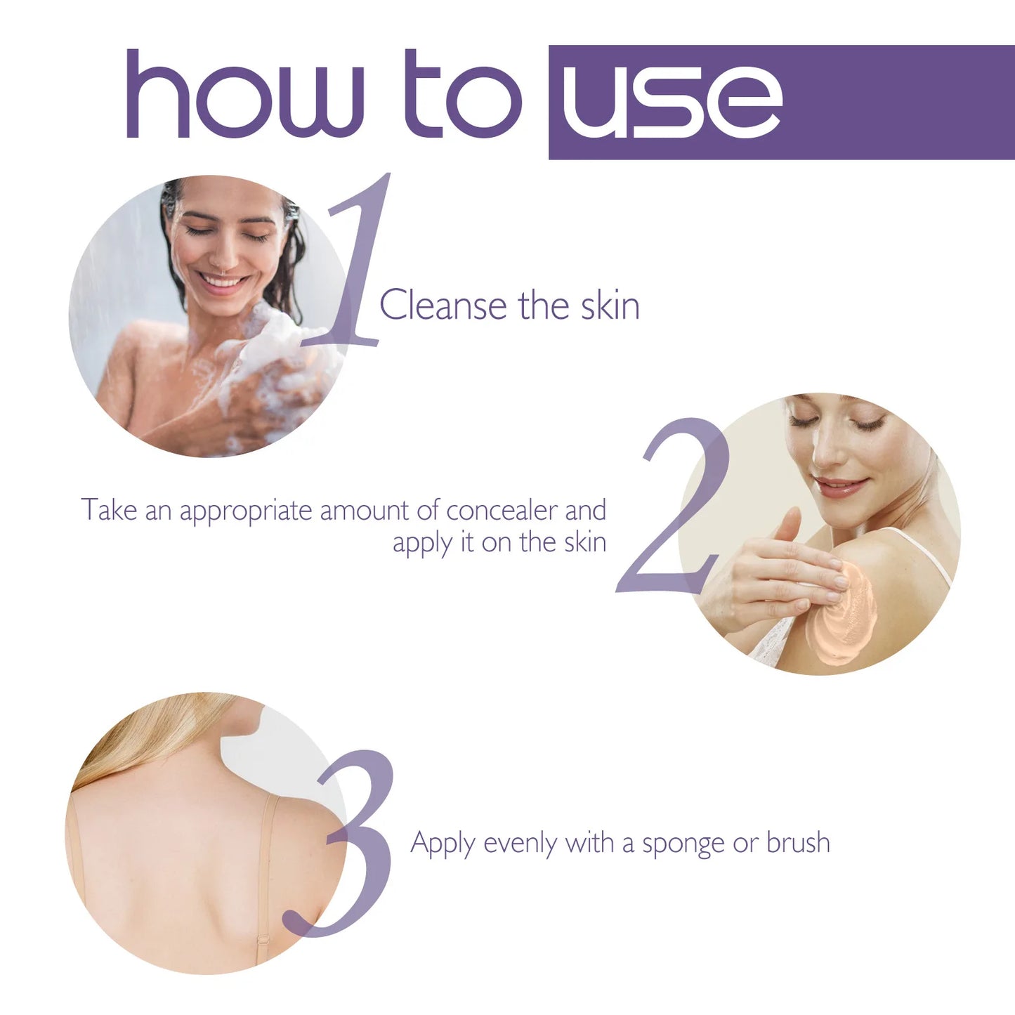 Concealer Full Coverage Tattoo Dark Circles Hide Blemishes Acne Scars Correct Pigment Waterproof Lasting Makeup Base Foundation