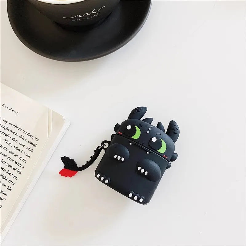 Dragon For Airpods 1 2 3 4 Pro Pro 2 Pro 3 Cute Silicone Earphone Case Accessories Cover