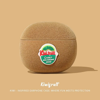 For Airpods 1 2 3 4 Pro Pro 2 kiwi fruit Silicone Earphone Case Accessories Cover