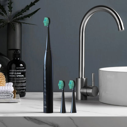 Sejoy Sonic Toothbrush 8 Brush Heads 5 Cleaning Modes Smart Timer Rechargeable Electric Toothbrush Personal Care Appliances