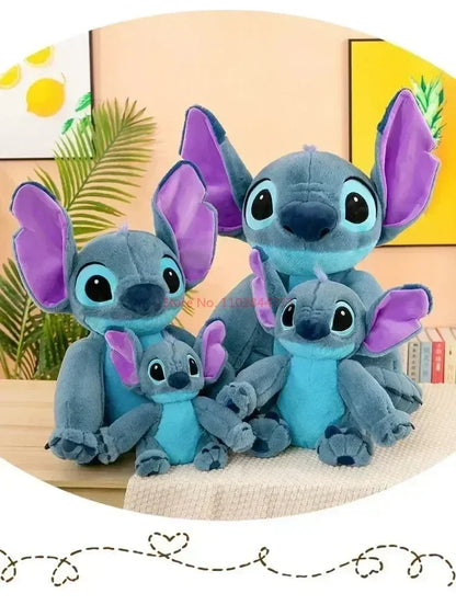 New Disney Giant Size Lilo&stitch Plush Stuffed Doll Animal Couple Cartoon Sleeping Pillow Softmaterial Toy For Christmas Gif