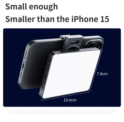 M15 Phone Selfie Fill Light Portable Pocket Beauty Photo Lamp with Phone Holder for Video Recording Vlog Shoot Fill Studio Lamp