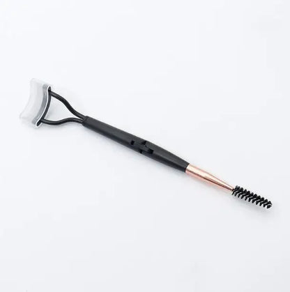 Eyelashs Brush Comb 1pc Eyelash Separator Metal Teeth Foldable Eye lash Curler Beauty Makeup Stainless Mascara Curl Make up Tool